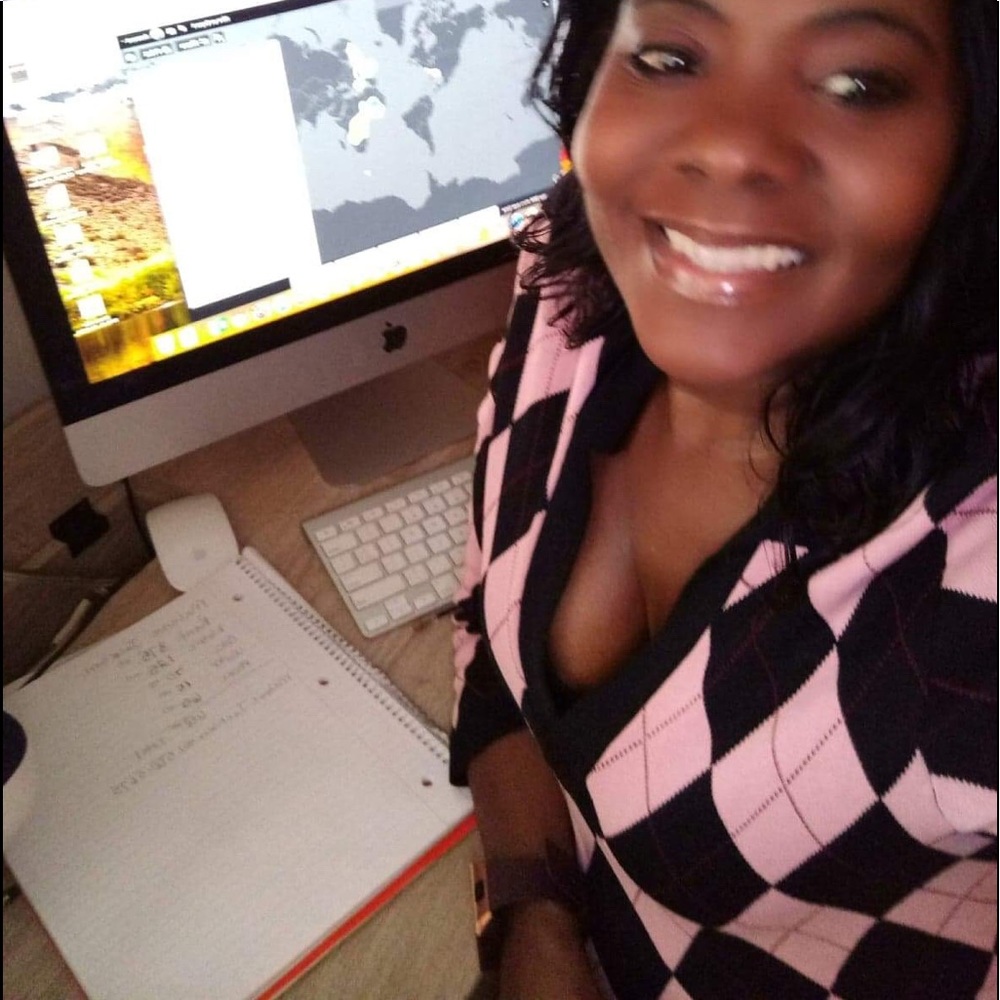 Inc International Concepts Argyle pink blk sweater